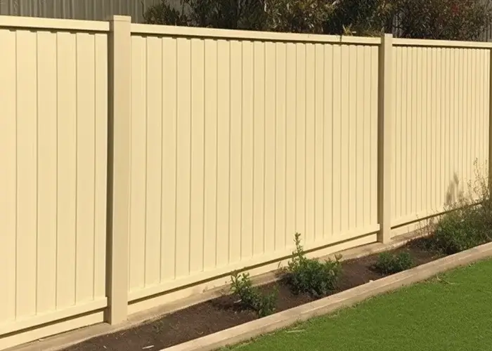Beige Colorbond fence in Port Macquarie