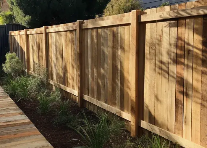 Timeless timber fence in Port Macquarie