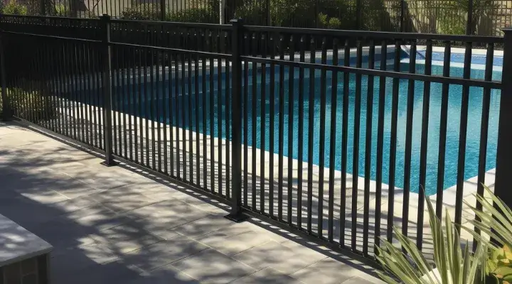 Secure aluminium pool fence in Port Macquarie